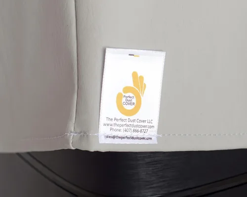 Vista 2 de Perfect Dust Cover, Leight - Funda acolchada gris compatible con Ninja Foodi 6 en 1, 10 cuartos de galón, freidora de aire XL de 2 cestas