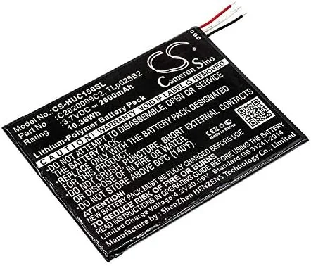 Batería de repuesto para Kurio C15100M, C15150M, Tab 2 Part NO C2820009C2, TLp028B2, TLp028BC