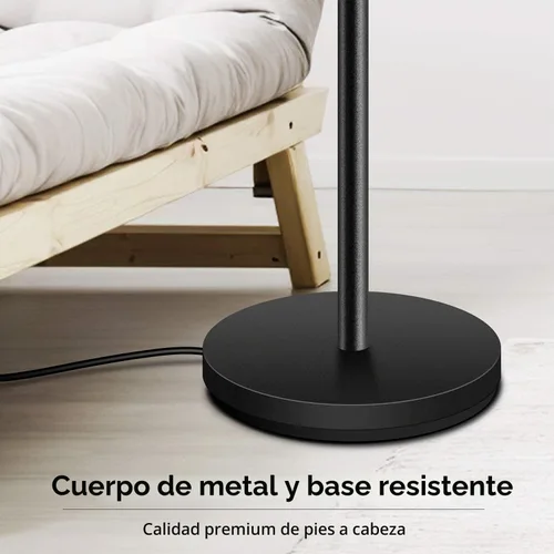 Vista 8 de BoostArea Torchiere - Lámpara de pie dorada, 30 W, súper brillante, lámpara de pie LED, lámpara de poste regulable sin escalones de 3000 K