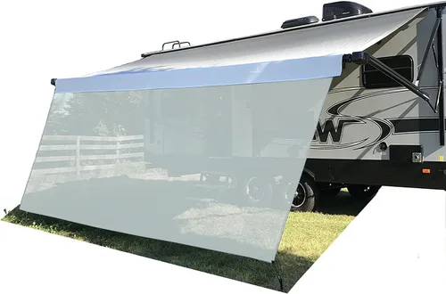 Vista 20 de Tentproinc Pantalla parasol para toldo, 6 pies x 10 pies 3 pulgadas (apta para toldo de 11 pies), protector solar de malla para autocaravana, cámper
