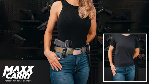 Vista 7 de Maxx Carry Funda interior de piel para SIG P365 XL. Funda IWB.