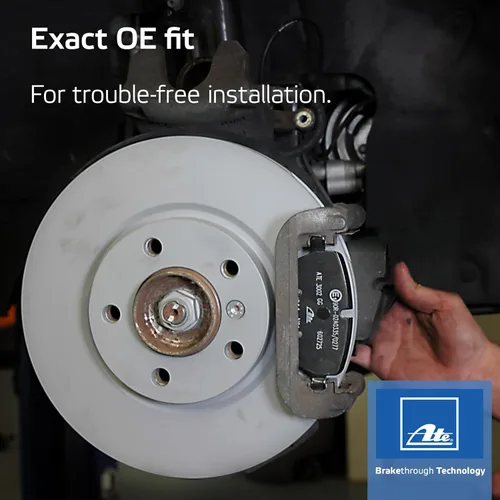 Vista 3 de ATE Juego de pastillas de freno de disco traseras semimetálicas 603990 para Sprinter