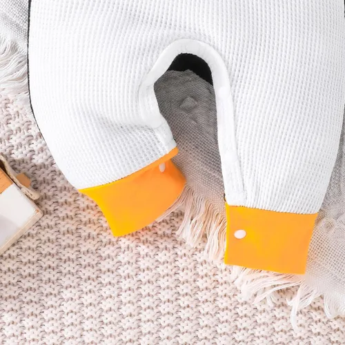 Vista 4 de Mameluco divertido de manga larga con capucha para bebé niño y niña