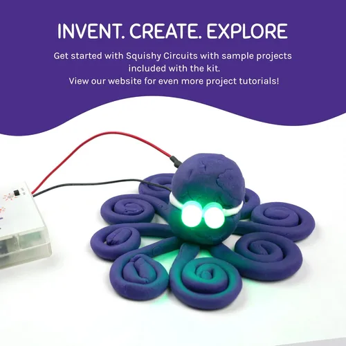 Vista 5 de Squishy Circuits Kit de lujo - Explora circuitos eléctricos con masa de juego - Kits de ciencia STEM para niños de 8 a 12 años - Diversión