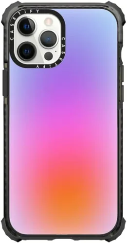 Vista 9 de CASETiFY Katie Benn - Funda Ultra Impact para iPhone 12 Pro Max, diseño de oso de bebé, color negro transparente