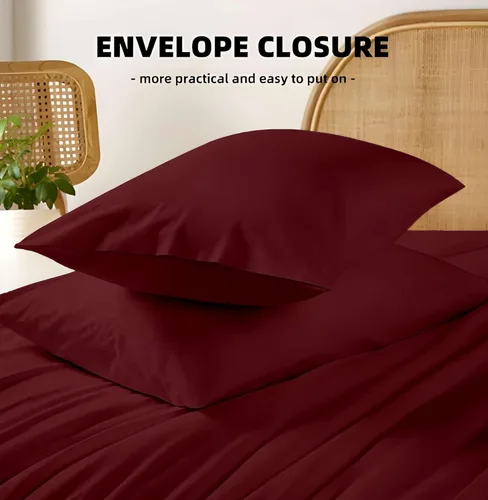 Vista 2 de Giza Sheets Twin – Sábanas de 100% algodón egipcio Giza – Sábanas para colchón de hasta 18 pulgadas de profundidad – 4 piezas de sábanas de algodón