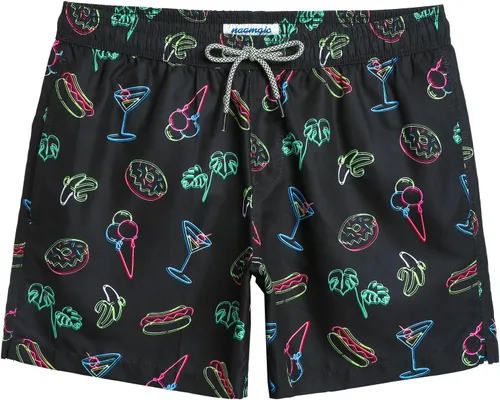 Vista 13 de maamgic Mens Swim Trunks 5" Quick Dry Beach Shorts Bathing Suits with Mesh Lining Pockets