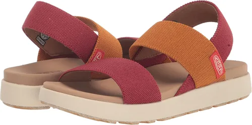 Vista 6 de KEEN Sandalias de cuña Elle Backstrap Casual Plataforma de punta abierta para mujer