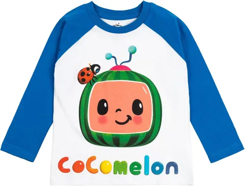 Vista 5 de CoComelon JJ Kitty - Paquete de 2 camisetas gráficas de manga larga