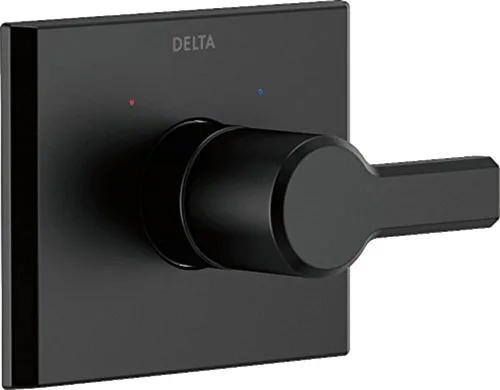DELTA FAUCET T14099-BL - Monitor pivotal serie 14 para válvula de ajuste, color negro mate