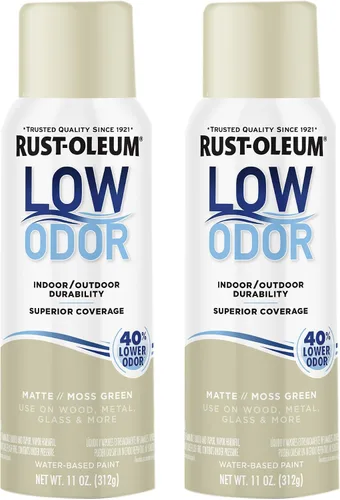 Vista 29 de Rust-Oleum Pintura en aerosol prémium de bajo olor, 11 onzas, gris ancla brillante