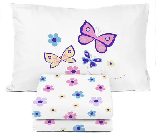 Vista 15 de Juego de sábanas para niños Sunny Side Up incluye sábanas y funda de almohada - 100% ropa de cama de microfibra y decoración para la habitación