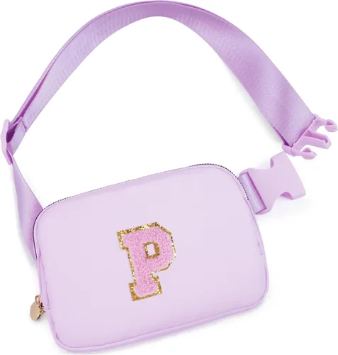 Vista 51 de Bolsa de cinturón para niñas y mujeres, bolsas cruzadas, riñonera, riñonera personalizada, Negro, Small