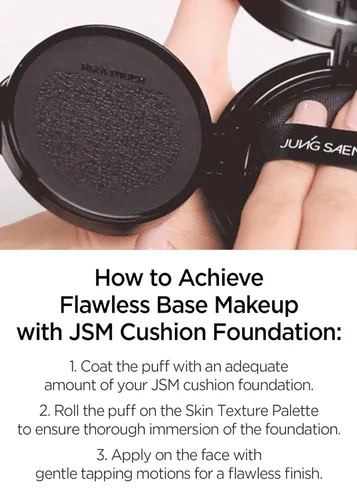 Vista 7 de [JUNGSAEMMOOL OFICIAL] Juego de Esponjas para Base de Maquillaje (10p) Negro