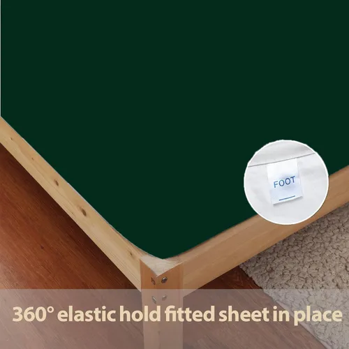 Vista 76 de Crown Collection Premium Quality 600-Thread-Count 100% Egyptian Cotton 8 Piece Fitted Sheets 12" Deep Pocket with 16 Pcs Pillowshams (20"X30"), Twin