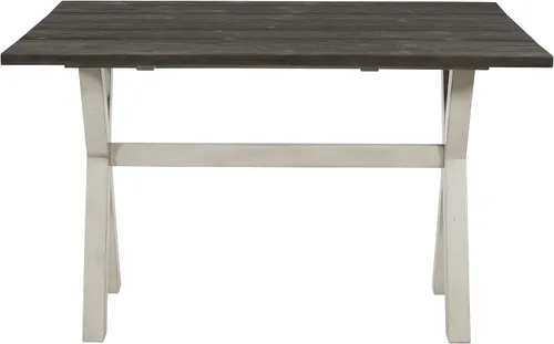 Vista 7 de OSP Home Furnishings Kristen - Escritorio extensible abatible para mesa de comedor, acabado carbón