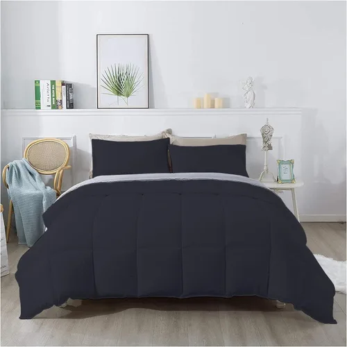 Vista 42 de 1 edredón de gran tamaño Super King (120 x 98 pulgadas), 400 GSM, 800 hilos, 100% algodón egipcio, edredón de lujo ultra suave, color gris pardo