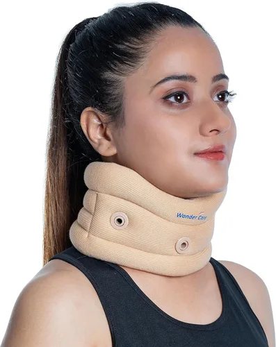 Vista 11 de Wonder Care Collar Cervical para Dormir Soporte Cervical Ajustable Alivio de la Presión de la Columna Cervical Ideal para Viajes, Trabajadores
