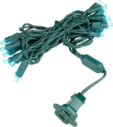 Vista 14 de Novelty Lights Cadena de Luces LED de 7 Pies con 20 LED, Verde sobre Cable Verde, Espaciado de 4", Luces de Hadas Cortas, Conectables de Extremo a