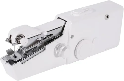 Máquina de coser de mano, mini máquina de coser rápida inalámbrica eléctrica portátil para el hogar, herramienta de reparación de puntada rápida y