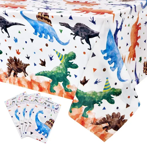 Vista 14 de WERNNSAI 2 manteles de unicornio – Decoración de cumpleaños de unicornio, mantel de arco iris, decoración de mesa de arco iris para niños y niñas