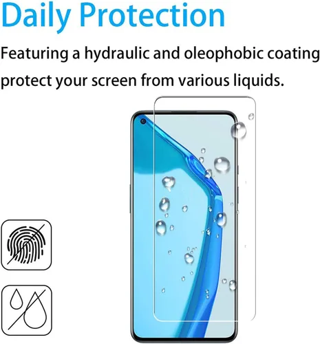 Vista 6 de Protector de pantalla para juegos Redmi K40, 2 unidades, alta transparencia [dureza 9H] [sin burbujas] Película protectora de vidrio templado
