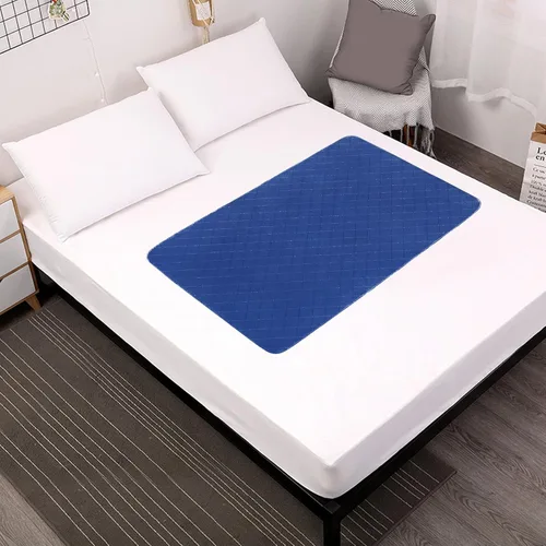 Vista 9 de Protector de colchón impermeable, almohadillas de cama para incontinencia, lavables, antideslizantes (52 x 34 pulgadas), protector absorbente