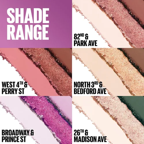 Vista 6 de Maybelline New York Shadow Blocks Shadow Blocks - Paleta de sombras de ojos, trío de sombras de ojos apiladas, 82nd & Park Ave, 0.08 onzas