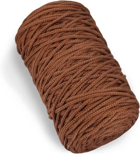 Vista 35 de SIMEIQI 200g de hilo de algodón hueco para tejer y ganchillo, hilo redondo de tela para bolso de mano DIY, cesta de mano, cojín, bolsa de ganchillo