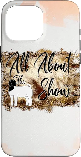 Vista 19 de All About Show Goat Show Goat Mom Country Girls Farm Life - Carcasa para iPhone 16