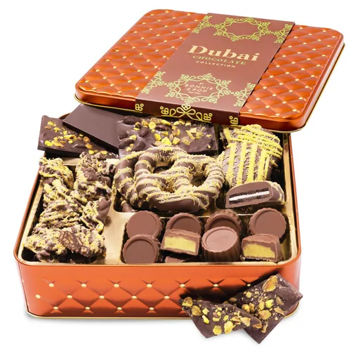 Vista 11 de Cesta de regalo de chocolate para el día del padre, bandeja de arreglo de regalos de comida, caja de aperitivos gourmet, idea de entrega primera