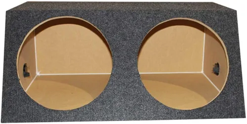 Vista 6 de Q Power HD212VL - Caja de subwoofer con doble ventilación de 12 pulgadas, carcasa con puerto extra grande de 2 agujeros con frontal MDF de 1