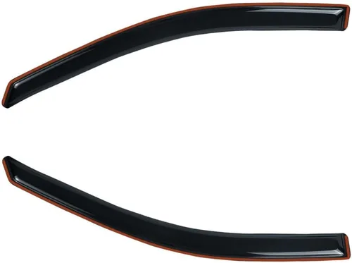 Vista 7 de 8 Pieces - Rain Deflector Guard Window Visor Front Rear Side Channel Mount Style Modified Acrylic Dark Smoke Tint for Chevy for Equinox 2010-2017