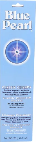 Blue Pearl Incienso de fragancia clásica, champán clásico, 0.71 oz