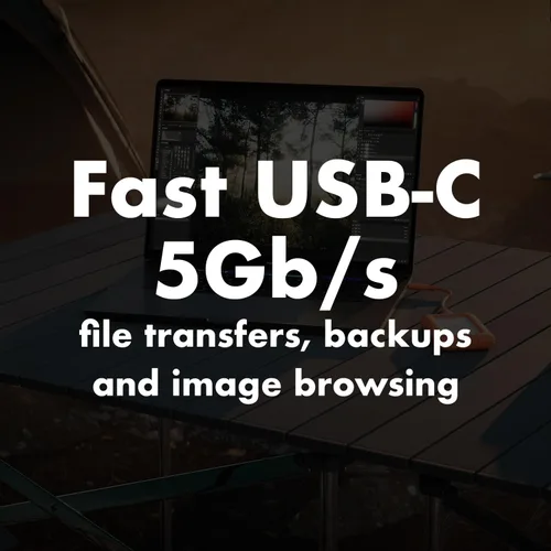 Vista 5 de LaCie Disco duro externo resistente USB-C de 2 TB HDD portátil – Compatible con USB 3.0, resistente a caídas, golpes, polvo y lluvia