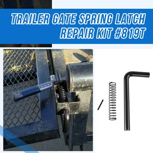 Vista 3 de Kit de reparación de pestillo de resorte para puerta de remolque, #819T, repuesto 819T, kit de reparación de cierre de resorte para puerta