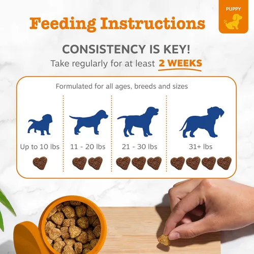 Vista 17 de Zesty Paws Multivitamínico para perros, vitaminas masticables para perros y suplementos para cadera y articulaciones, piel y pelaje, aceite