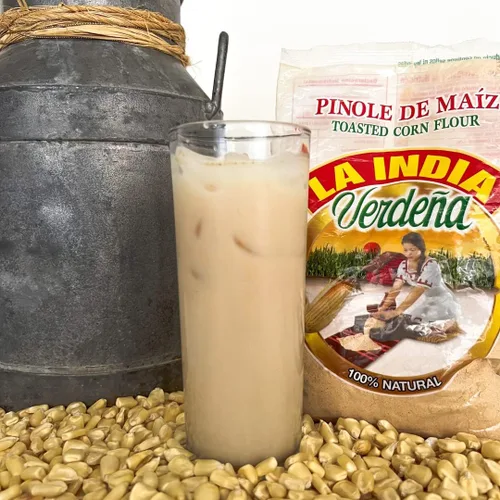 Vista 6 de La India Verdena Pinole de Maiz Harina de Maíz Tostada 100 Natural