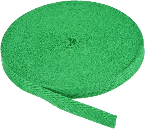 Vista 139 de PATIKIL Cinta de sarga de algodón de 1 pulgada, 50 yardas, cinta de algodón, cinta de encuadernación al bies, cinta de espiga para costura, Verde