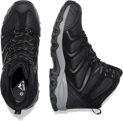 Vista 5 de NORTIV 8 - Botas de senderismo para hombre, impermeables, ligeras, para exteriores, mochileros, senderismo