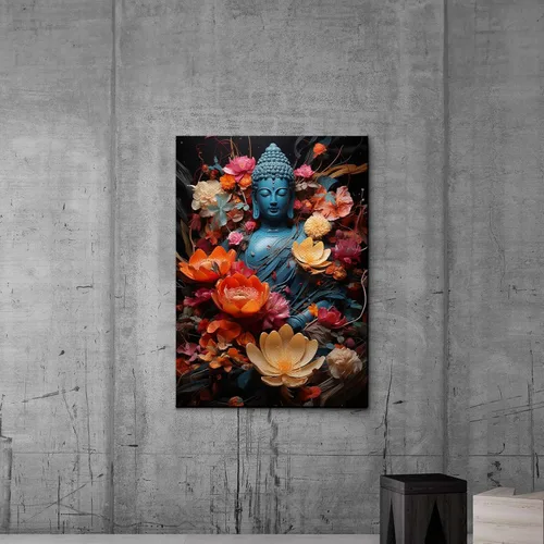 Vista 7 de Yoga Wall Decor, Yoga Wall Art, Buda Canvas Art, Buda Decor, Buda Canvas Print, Luxury Framed Wall Decor, Wall Art, Art Decor