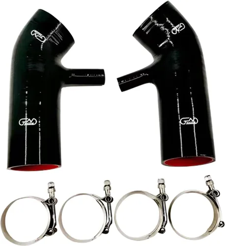 Kit de manguera de entrada de aire de silicona compatible con Nissan 370z Infiniti G37 2009-2014 (negro)