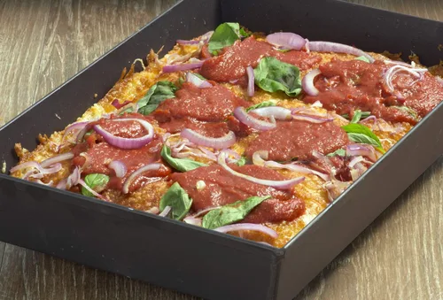 Vista 4 de Lloyd Pans Kitchenware Molde para pizza estilo Detroit de 8 pulgadas por 10 pulgadas - PSTK