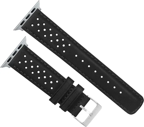 Vista 6 de BARTON WATCH BANDS - Correas de reloj de cuero Horween compatibles con los modelos de Apple Watch - 1, 2, 3, 4, 5, 6, 7, 8, 9, 10, SE, Ultra y Ultra