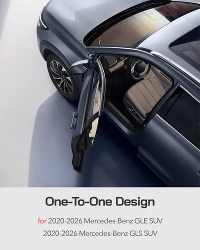 Vista 2 de Pigenius Parasol de parabrisas para Mercedes-Benz GLE/GLS SUV 2020-2025, parasol personalizado para ventana delantera, cuero