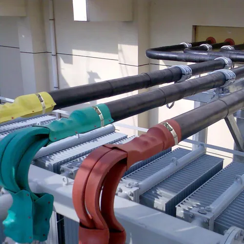 Vista 7 de Abrazaderas de manguera de acero inoxidable de 134 pulgadas (11.5 pies) con 8 sujetadores, abrazaderas de manguera de engranaje helicoidal grandes