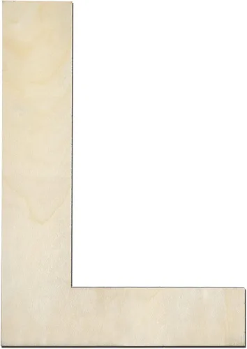 Vista 25 de Letra M de madera de 12 pulgadas de grosor, letra de madera grande sin terminar de 1/4 de pulgada de grosor para decoración de pared del hogar