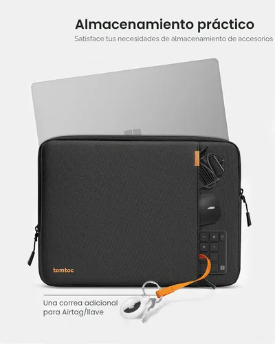 Vista 5 de tomtoc Funda protectora giratoria de 360 para portátil de 13 pulgadas para el nuevo Surface Pro 11th, Copilot+PC 2024, Surface Pro 10/9/8/X