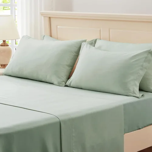 Vista 6 de Zzlpp Queen Size Bed in a Bag 7 Pieces, Sage Green Bed Comforter Set with Comforter and Sheets, All Season Bedding sets with 1 Comforter, 2 Pillow