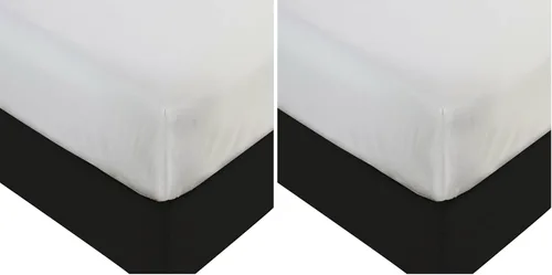 Vista 8 de Blissford - Protector de colchón de plástico individual XL, estilo sábana bajera, funda de colchón de vinilo impermeable, resistente y transpirable